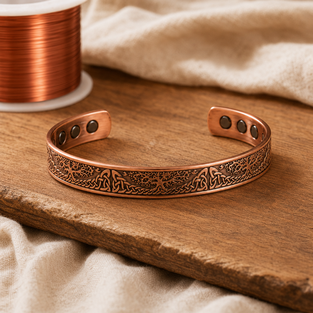 CHARLOTTE | OAK COPPER BRACELET