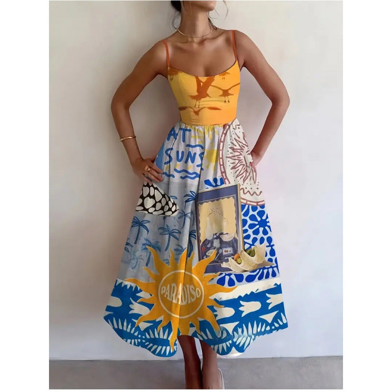 CALYNDRA | PARADISE SUN MIDI DRESS