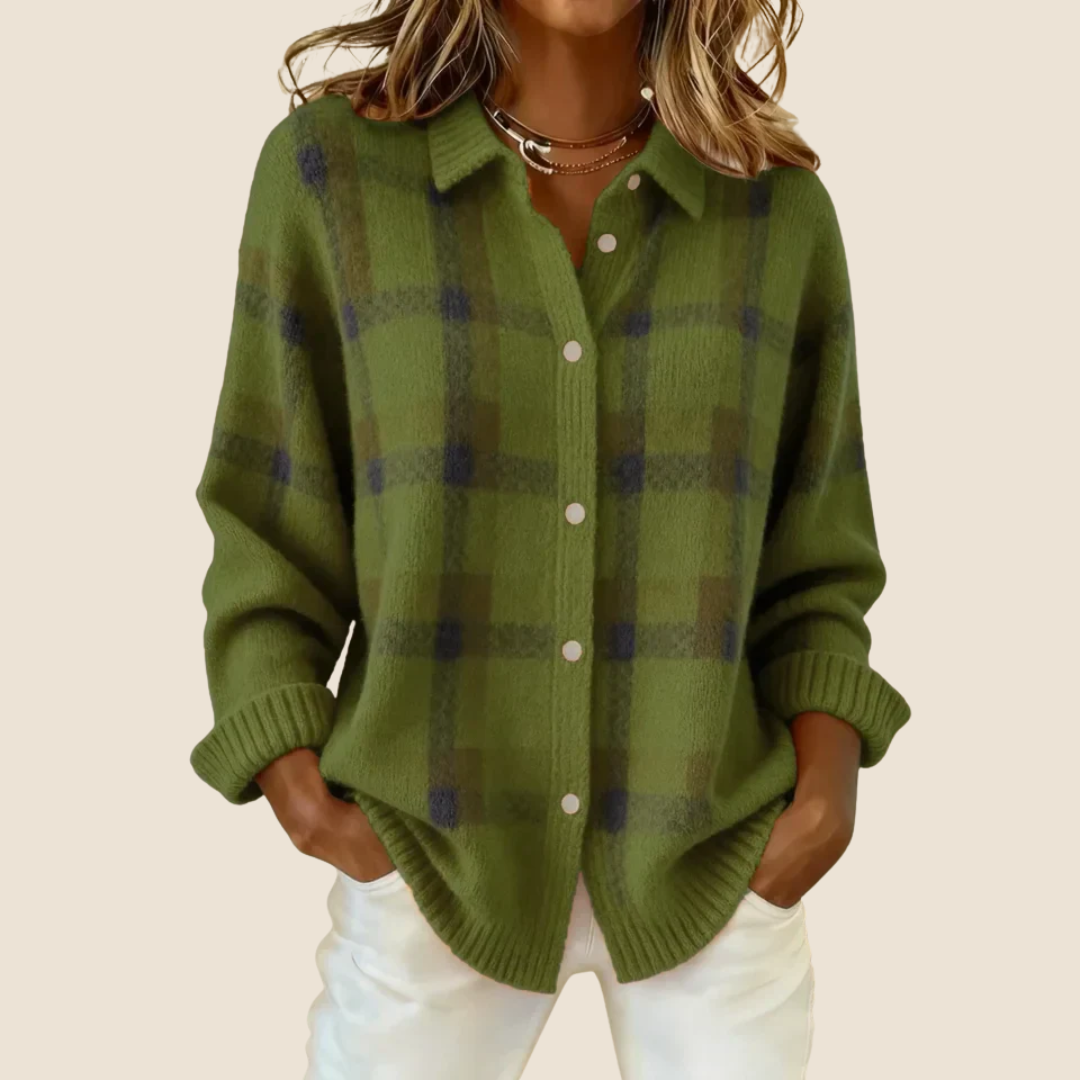 ELISE | ELEGANT BUTTON-UP CARDIGAN