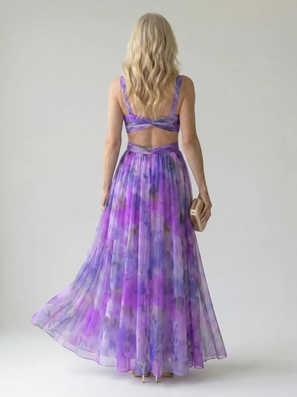 ISEL | SOFT WRAP MAXI DRESS