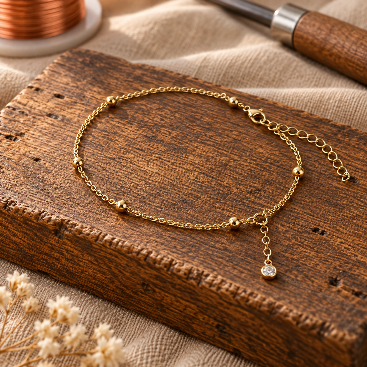 SOPHIE | WILLOW COPPER ANKLET