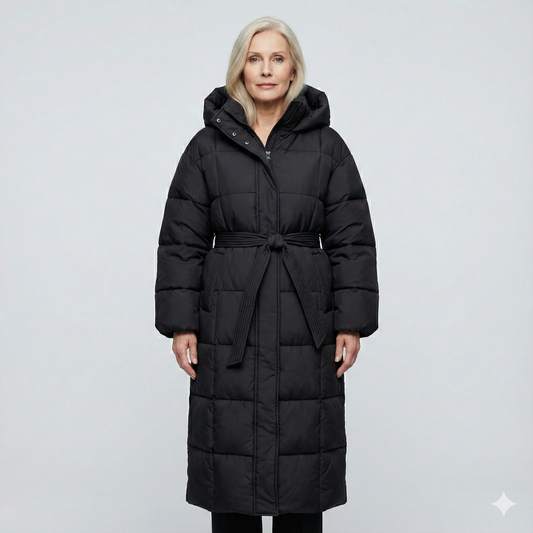 MATILDA | LONG BELTED PUFFER COAT
