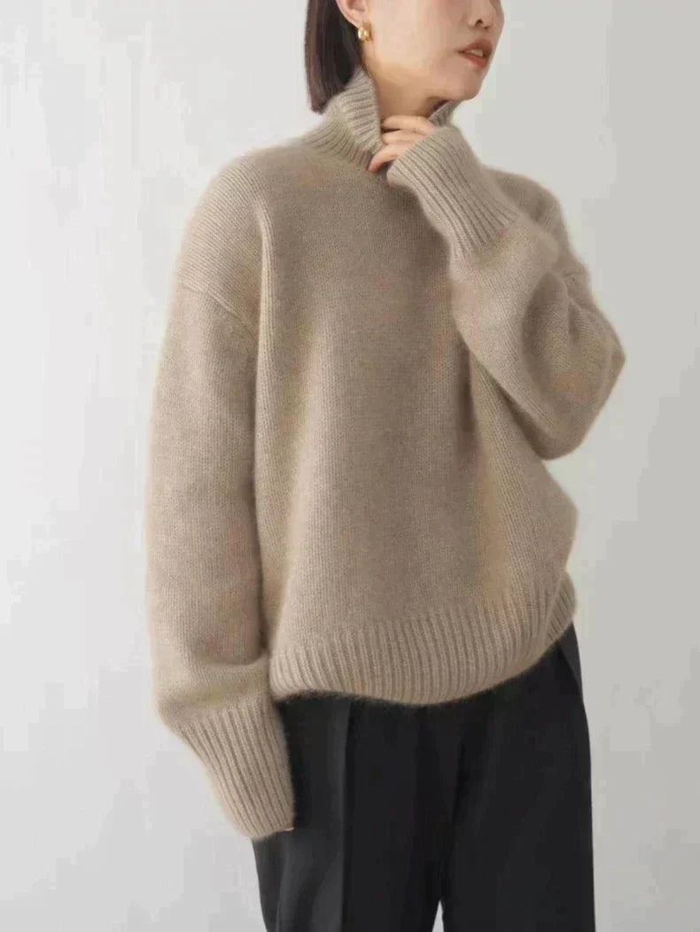 BIRGIT | SOFT KNIT HIGH NECK JUMPER