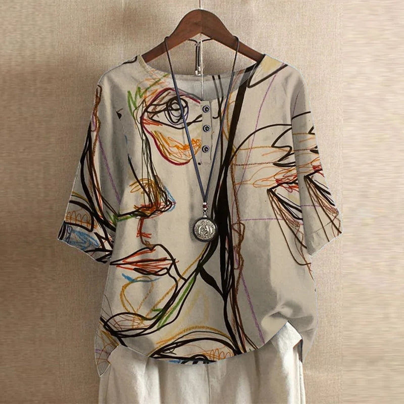 ROSALINE | RETRO-INSPIRED BLOUSE