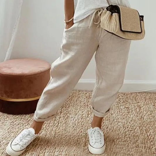 Jade | Knöchellange Wide-Leg-Hose
