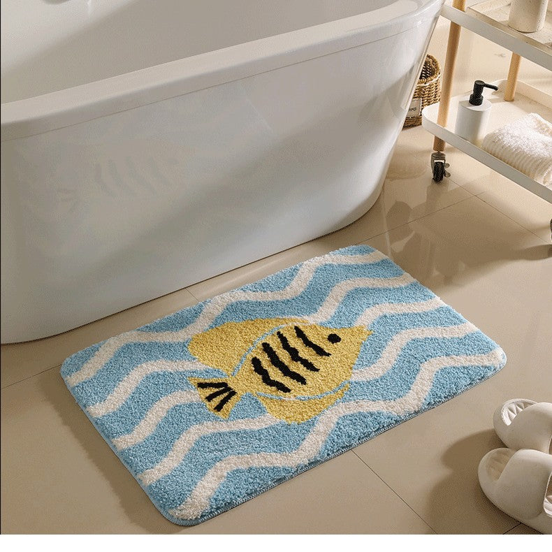 FINNYWAVE | CUTE FISH NON-SLIP BATH MAT