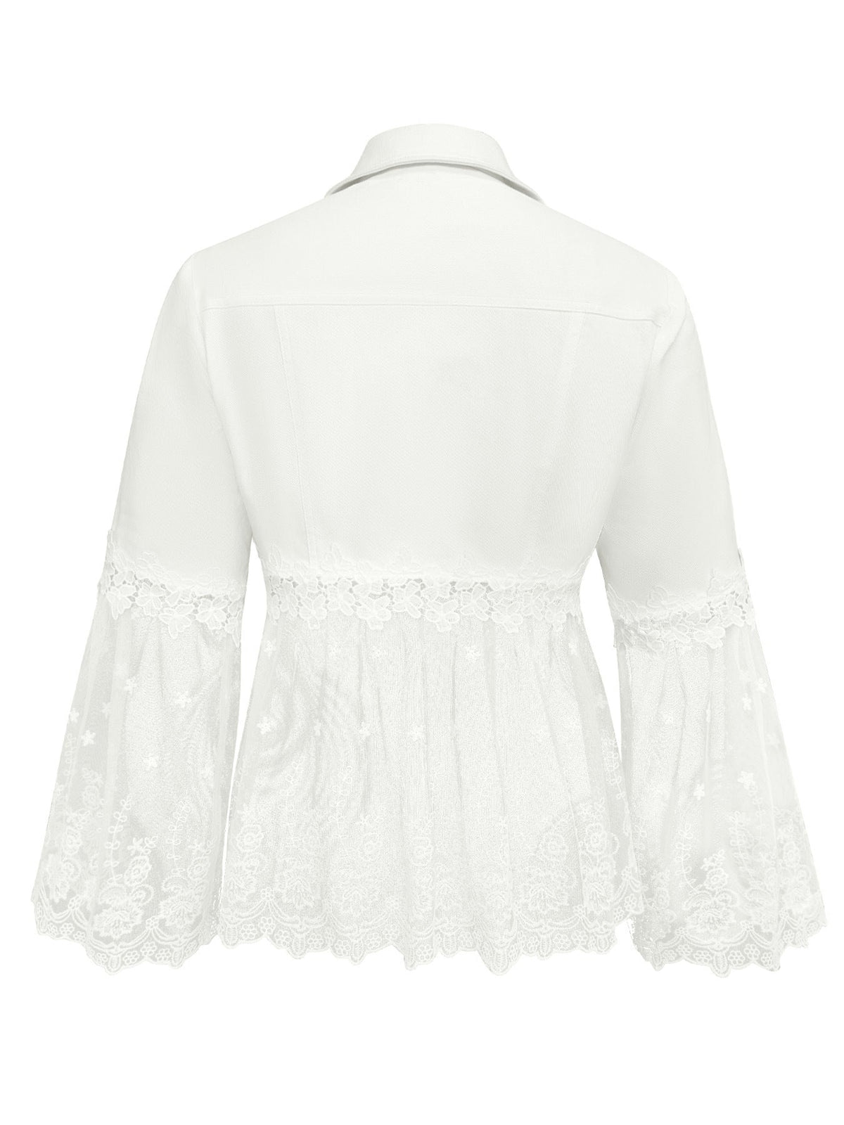 SUNNELACE | LACE-PANEL JACKET