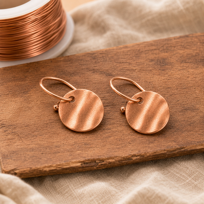 EVIE | HALO COPPER EARRINGS