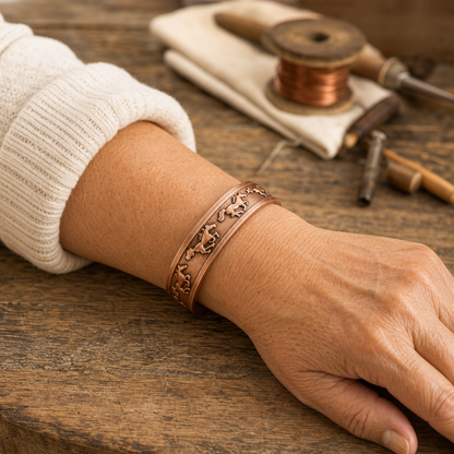 DAISY | HORSE COPPER BRACELET