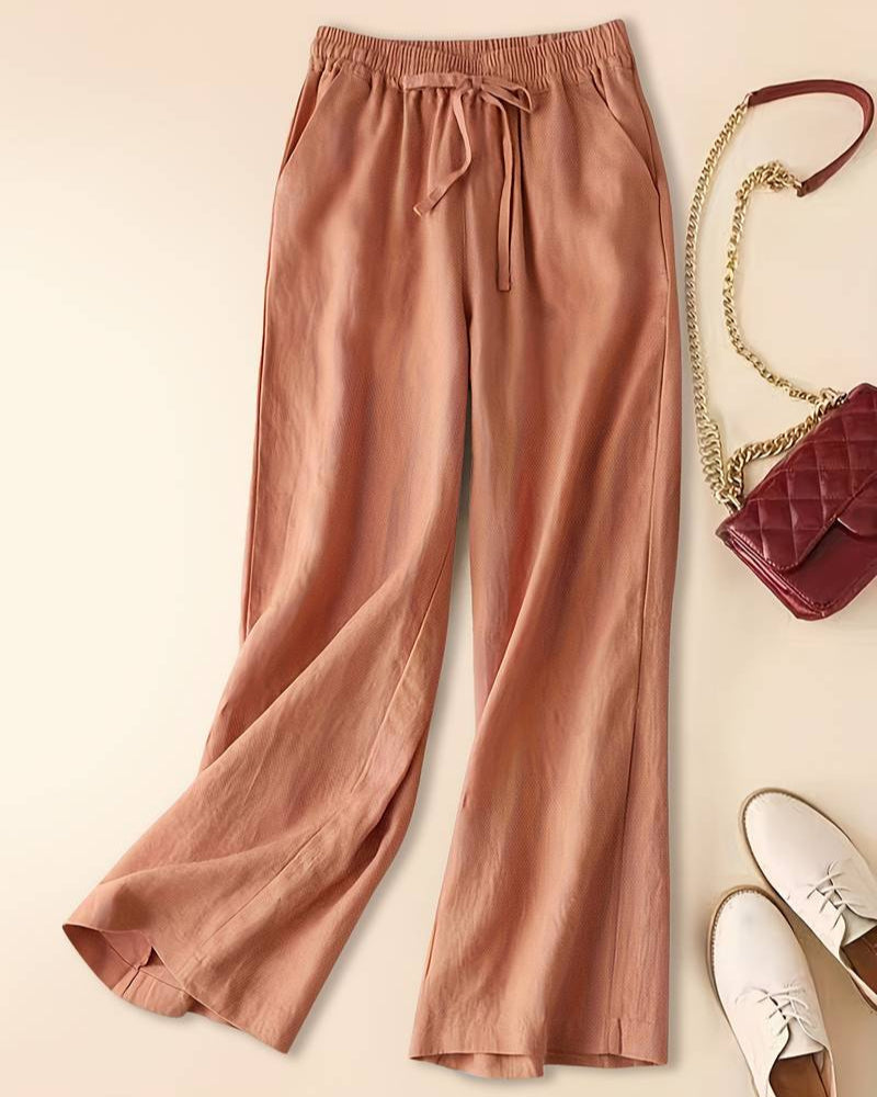 GAIL | EFFORTLESS WIDE-LEG TROUSERS