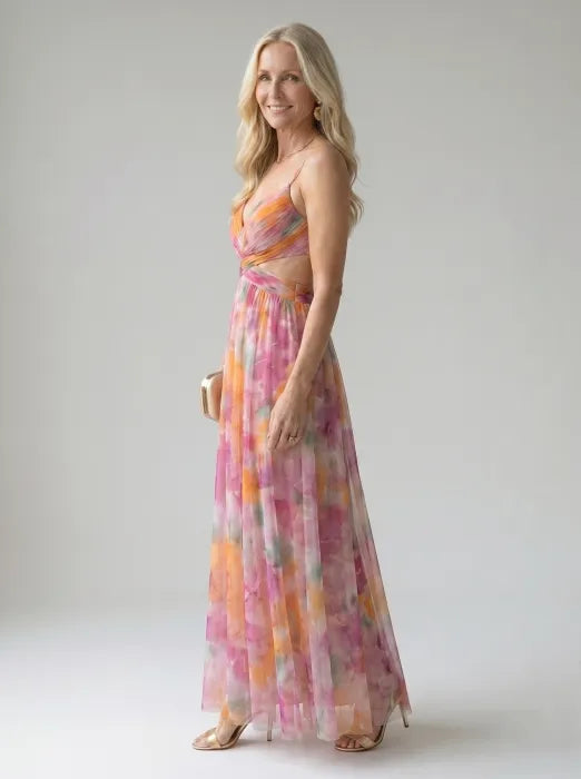 ISEL | SOFT WRAP MAXI DRESS
