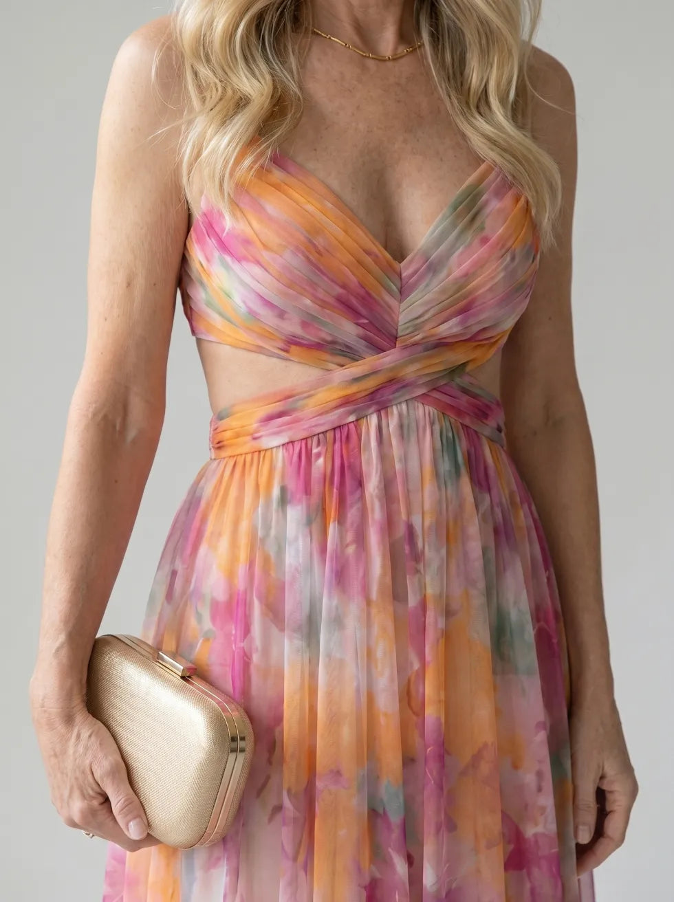 ISEL | SOFT WRAP MAXI DRESS