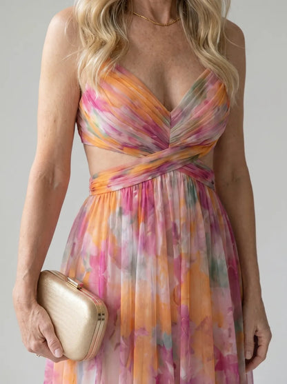 ISEL | SOFT WRAP MAXI DRESS