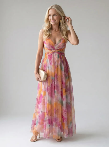 ISEL | SOFT WRAP MAXI DRESS