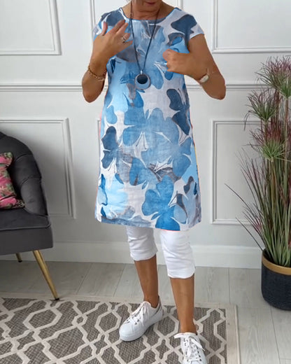 ANDREA | CASUAL FLORAL DRESS