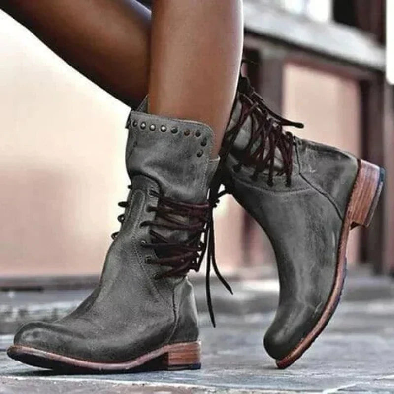 DIANA | FASHION WINTER LOW-HEEL BOOTS