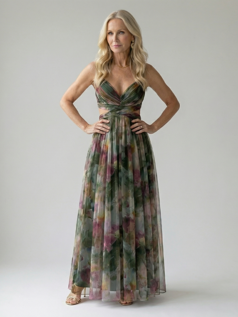 ISEL | SOFT WRAP MAXI DRESS