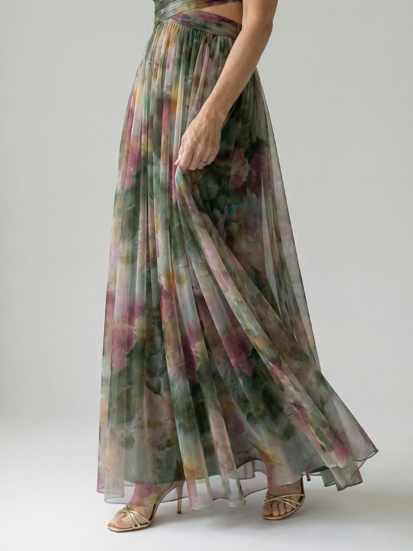 ISEL | SOFT WRAP MAXI DRESS