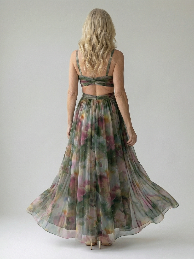 ISEL | SOFT WRAP MAXI DRESS