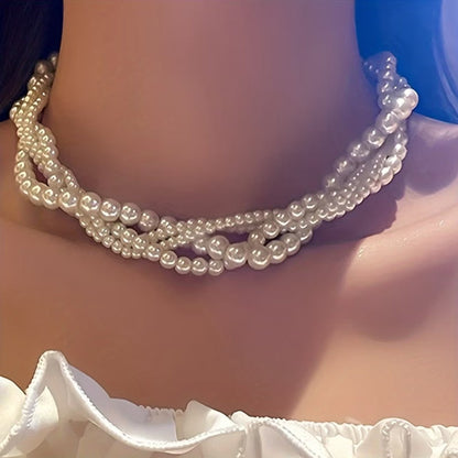 OPHELIA | ELEGANT STATEMENT PEARL NECKLACE