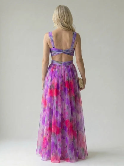 ISEL | SOFT WRAP MAXI DRESS
