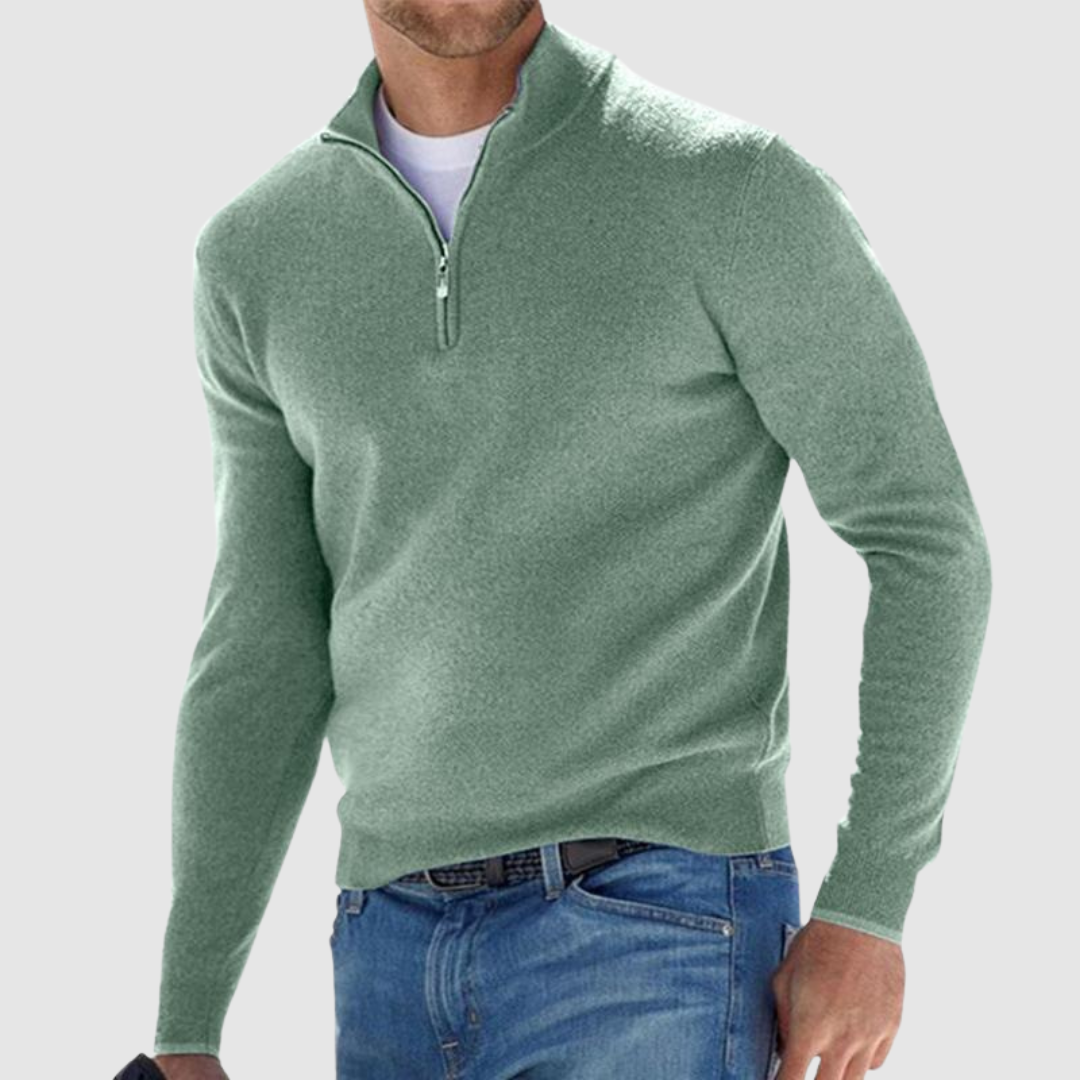 THOMAS | MEN'S ELEGANT ZIP-UP JUMPER