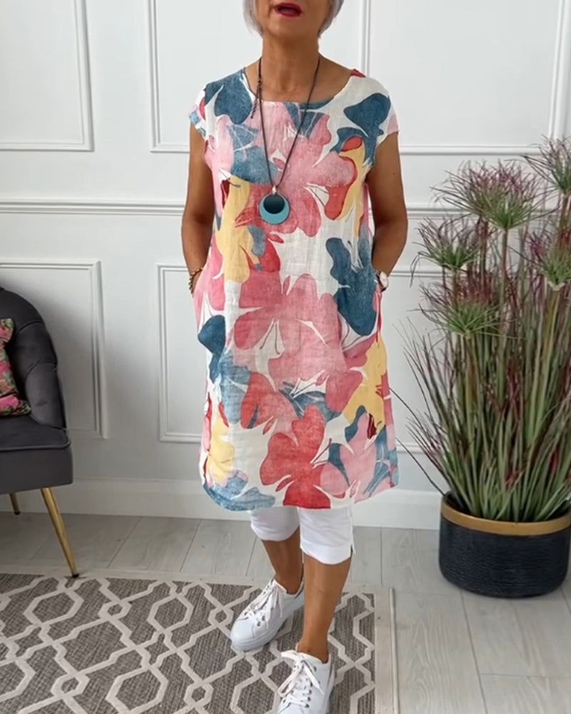 ANDREA | CASUAL FLORAL DRESS
