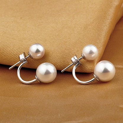 VALERIA | DOUBLE PEARL STATEMENT EARRINGS