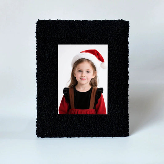NOIRELLE | BLACK BOUCLÉ PHOTO FRAME
