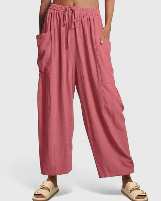 BARBARA | CASUAL WIDE-LEG TROUSERS