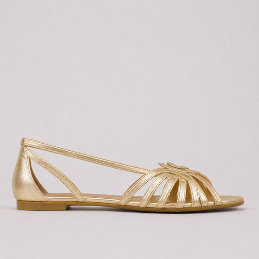 ELEONORA | GOLDEN SANDALS