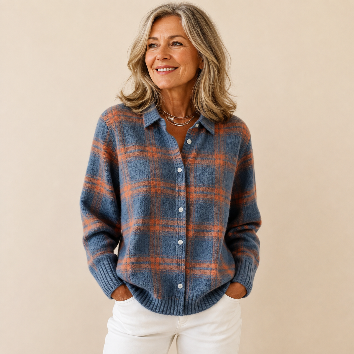 ELISE | ELEGANT BUTTON-UP CARDIGAN