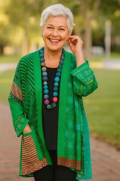 HERMIONE | ELEGANT DRAPE CARDIGAN