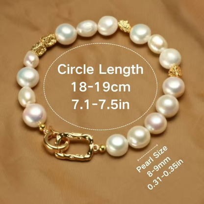 ISADORA | ELEGANT BAROQUE PEARLS BRACELET