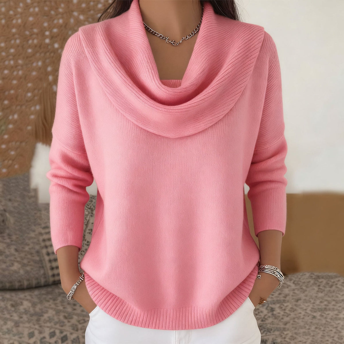ASTRID | COWL NECK JUMPER