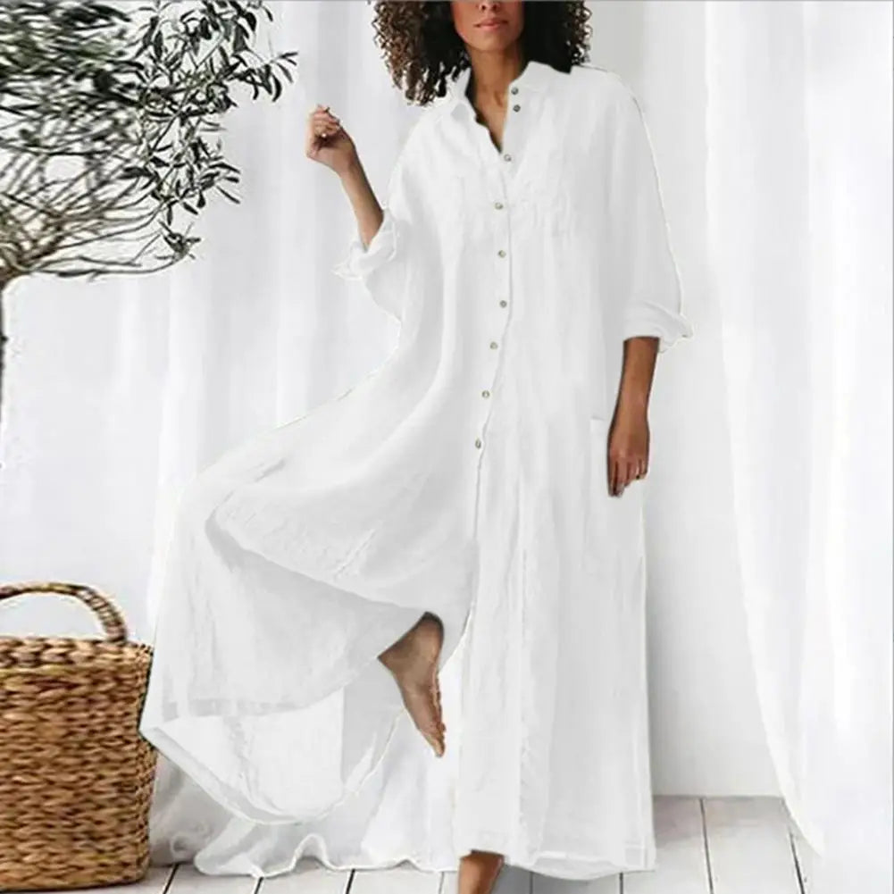 Sol | Oversized-Leinen-Jumpsuit