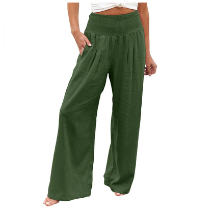 Iris | Wide-Leg-Hose mit Schmokbund
