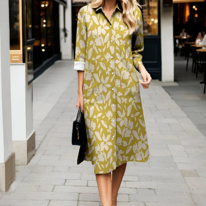 Luna | Oversized-Hemdblusenkleid