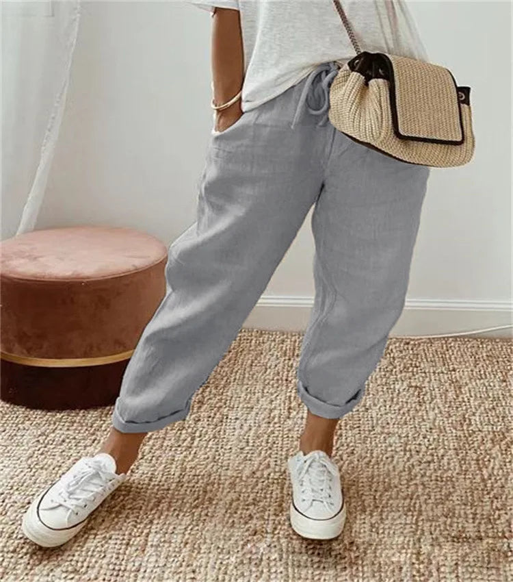 Jade | Knöchellange Wide-Leg-Hose