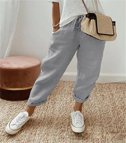 Jade | Knöchellange Wide-Leg-Hose