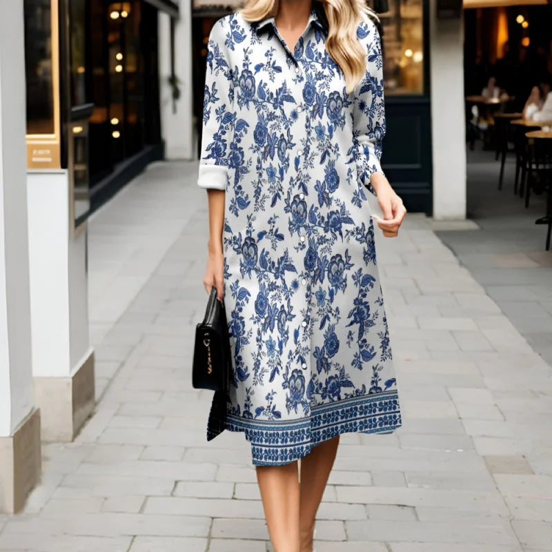 Luna | Oversized-Hemdblusenkleid