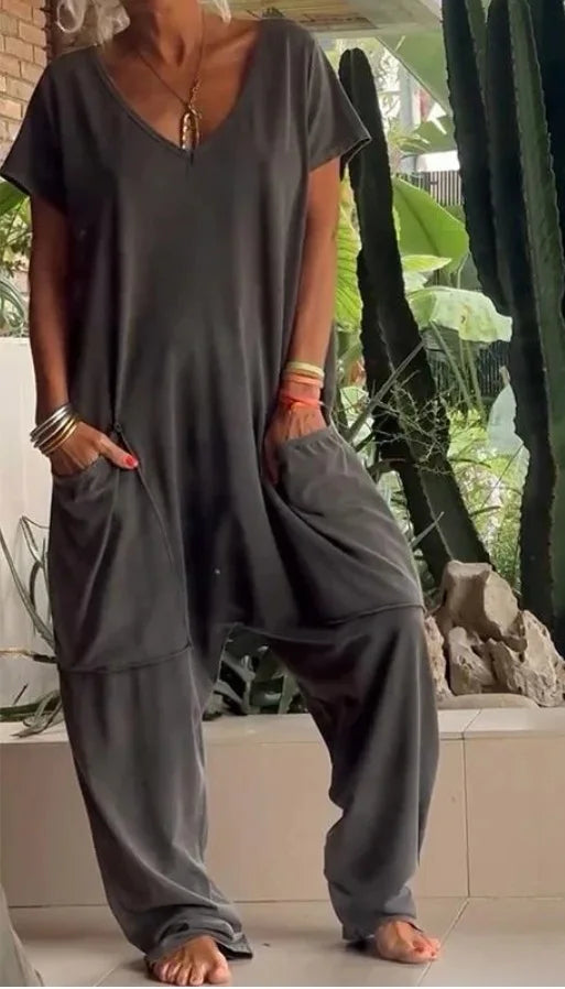Vega | Wide-Leg-Jumpsuit mit Taschen