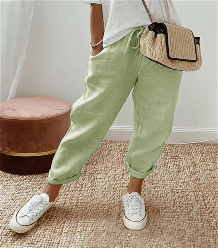 Jade | Knöchellange Wide-Leg-Hose