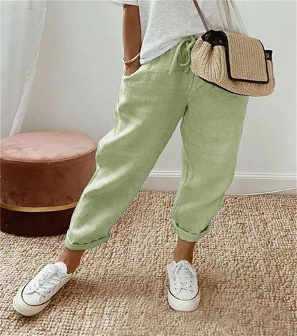 Jade | Knöchellange Wide-Leg-Hose
