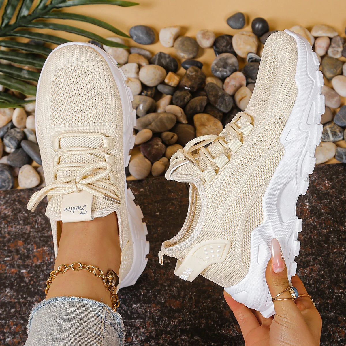 Magnolia | Sneaker mit durchgehendem Riemen