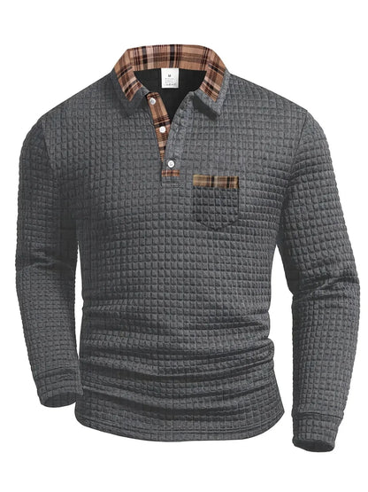 JAMES | MEN'S ELEGANT LONG SLEEVE POLO