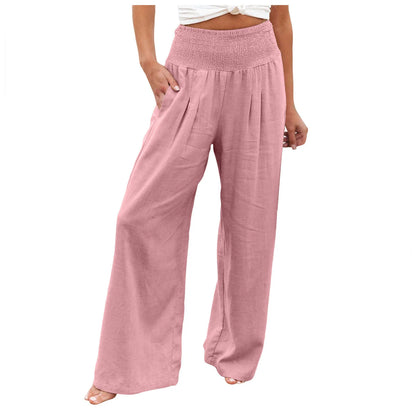 Iris | Wide-Leg-Hose mit Schmokbund