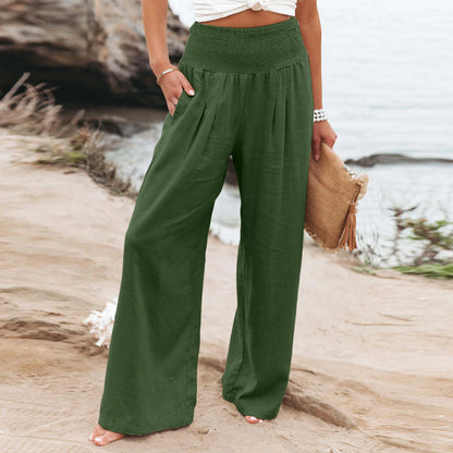 Iris | Wide-Leg-Hose mit Schmokbund