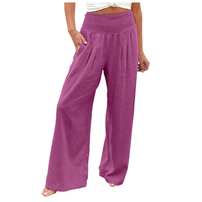 Iris | Wide-Leg-Hose mit Schmokbund
