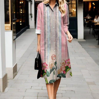 Luna | Oversized-Hemdblusenkleid